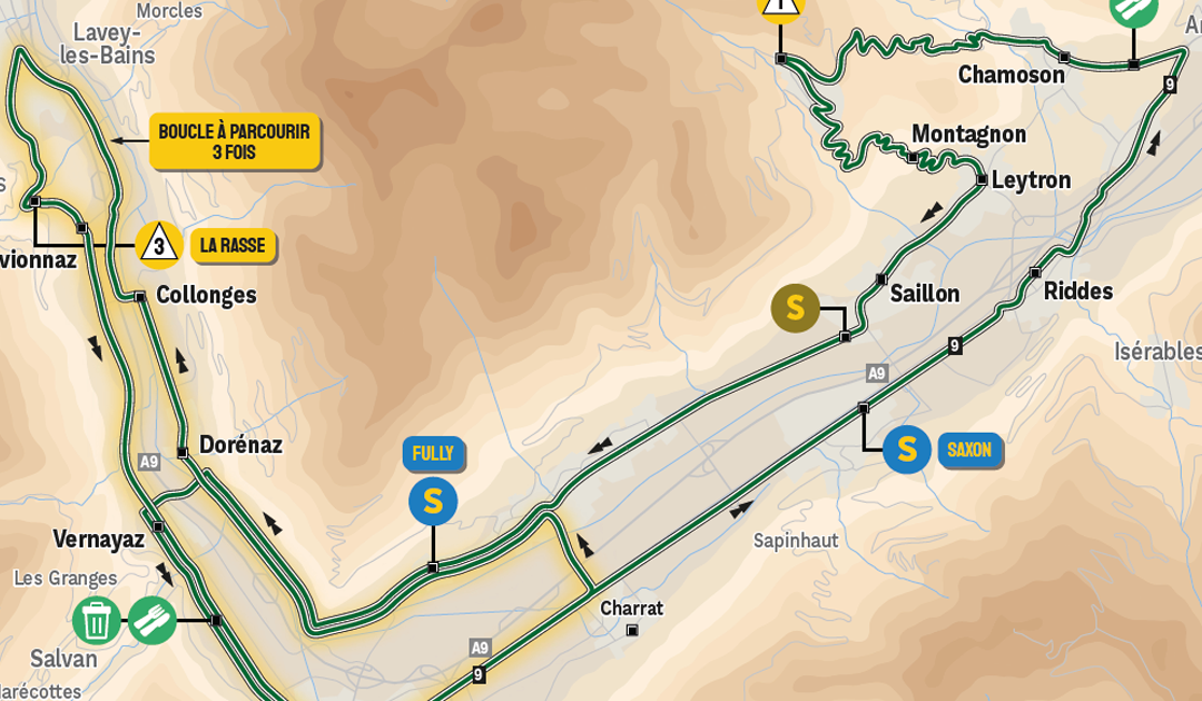 Tour de Romandie : l&rsquo;étape de Martigny dévoilée